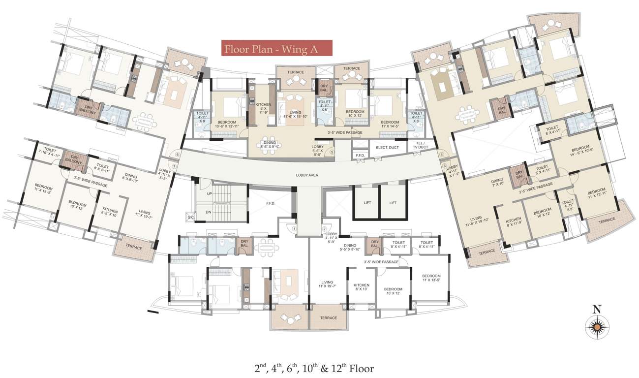  harmony Images for Cluster Plan of Kalpataru Harmony