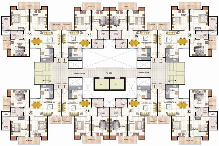  mahagunpuram Images for Cluster Plan of Mahagun Group Mahagunpuram