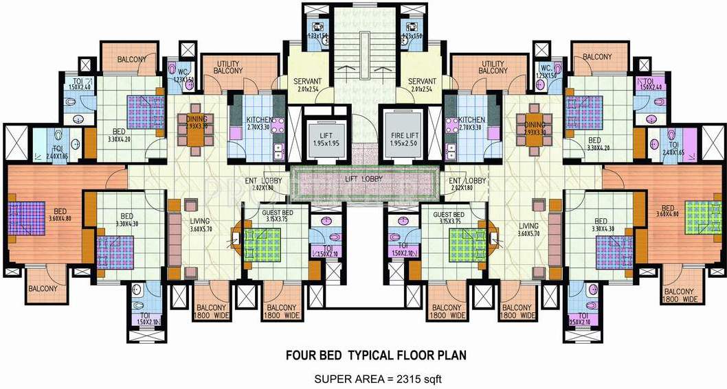  gardens Images for Cluster Plan of JMD Gardens