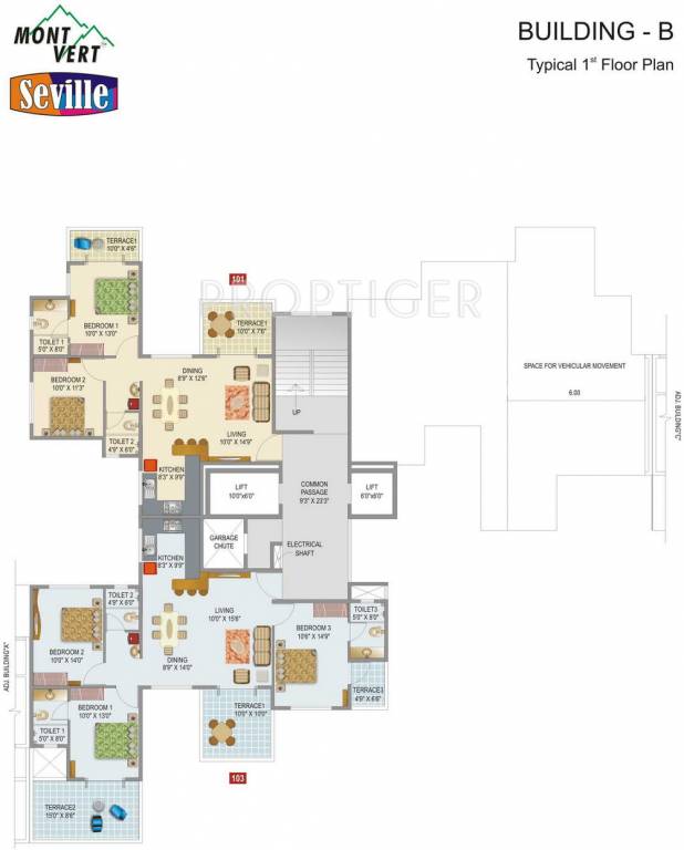 Images for Cluster Plan of Mont Vert Homes Seville