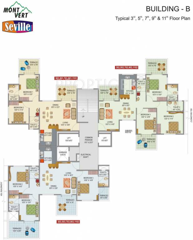 Images for Cluster Plan of Mont Vert Homes Seville