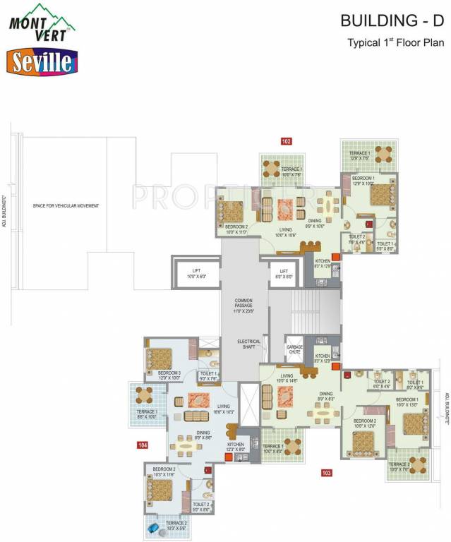 Images for Cluster Plan of Mont Vert Homes Seville