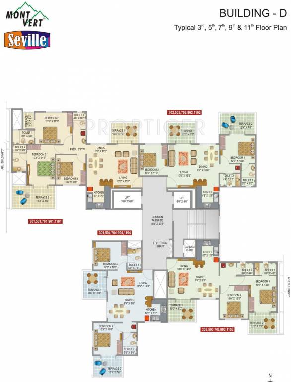 Images for Cluster Plan of Mont Vert Homes Seville