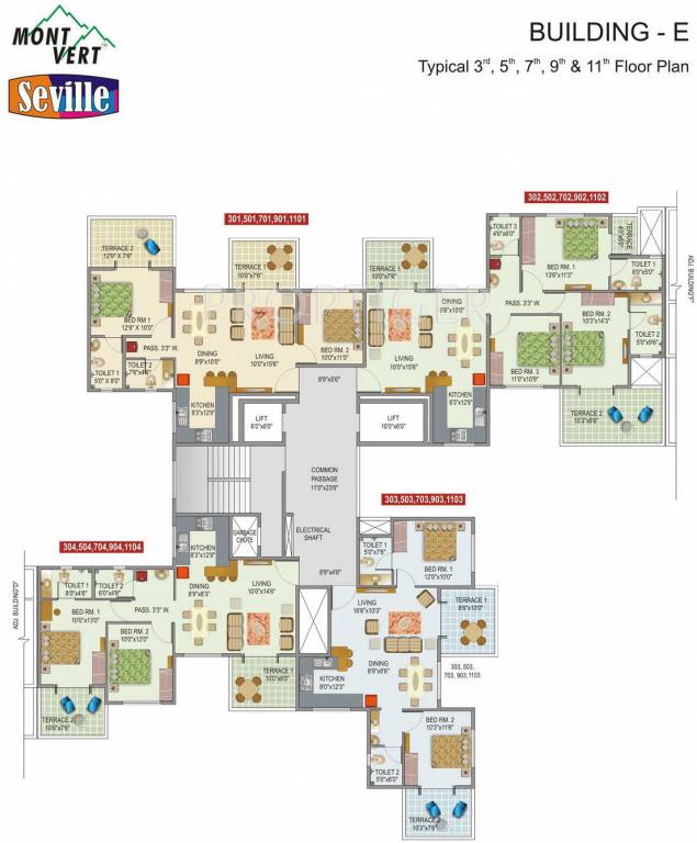 Images for Cluster Plan of Mont Vert Homes Seville