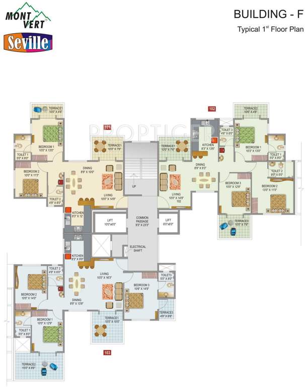 Images for Cluster Plan of Mont Vert Homes Seville