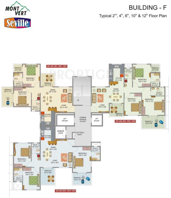 Images for Cluster Plan of Mont Vert Homes Seville