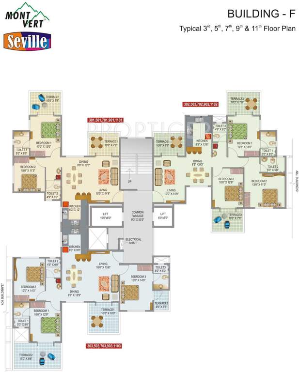 Images for Cluster Plan of Mont Vert Homes Seville