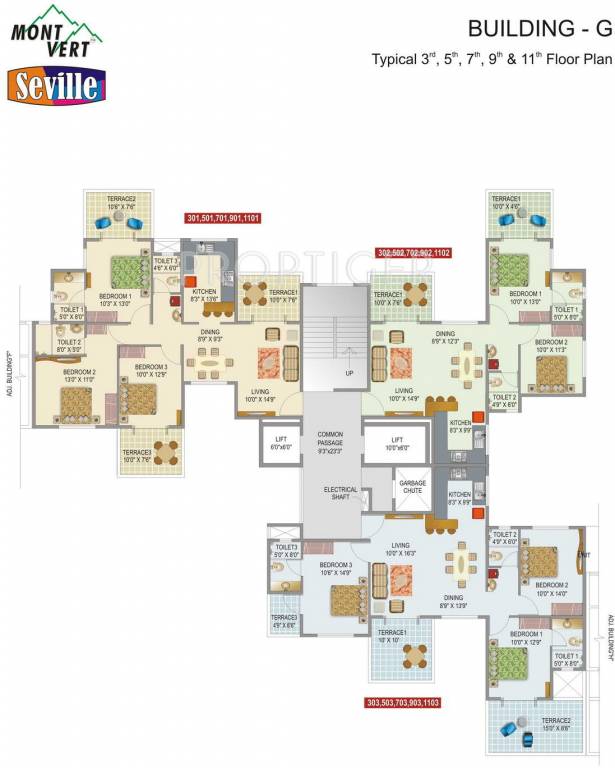 Images for Cluster Plan of Mont Vert Homes Seville