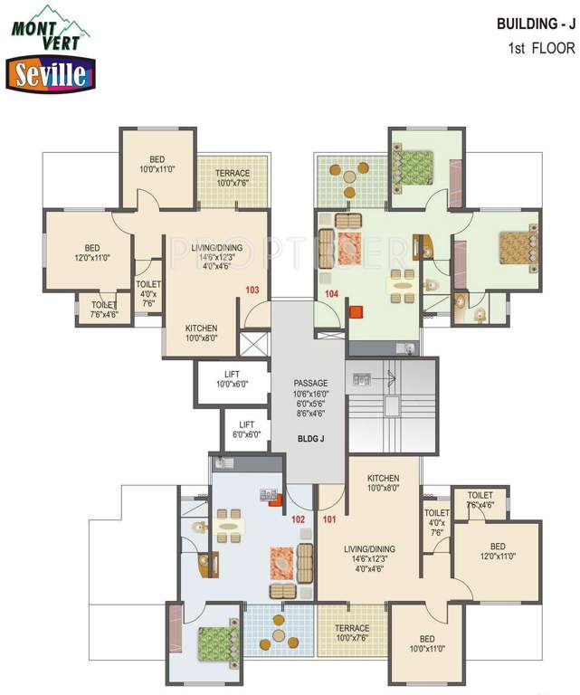 Images for Cluster Plan of Mont Vert Homes Seville