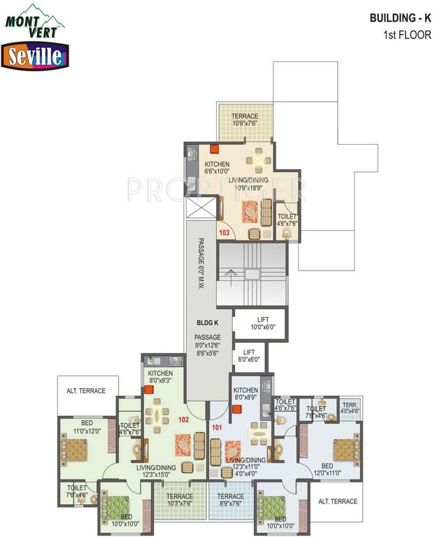 Images for Cluster Plan of Mont Vert Homes Seville