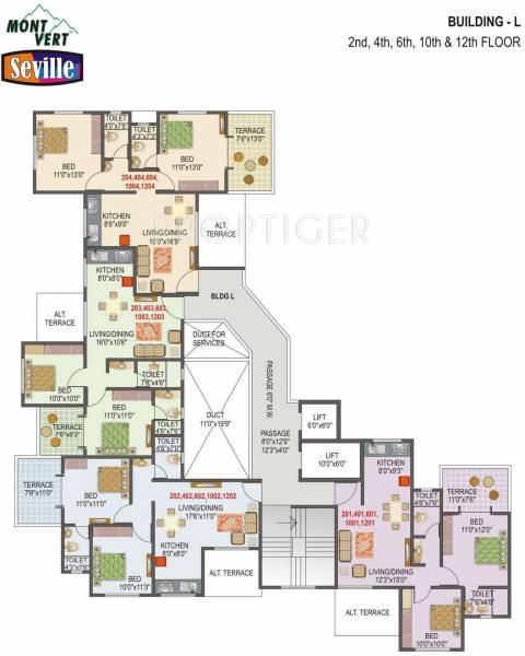 Images for Cluster Plan of Mont Vert Homes Seville