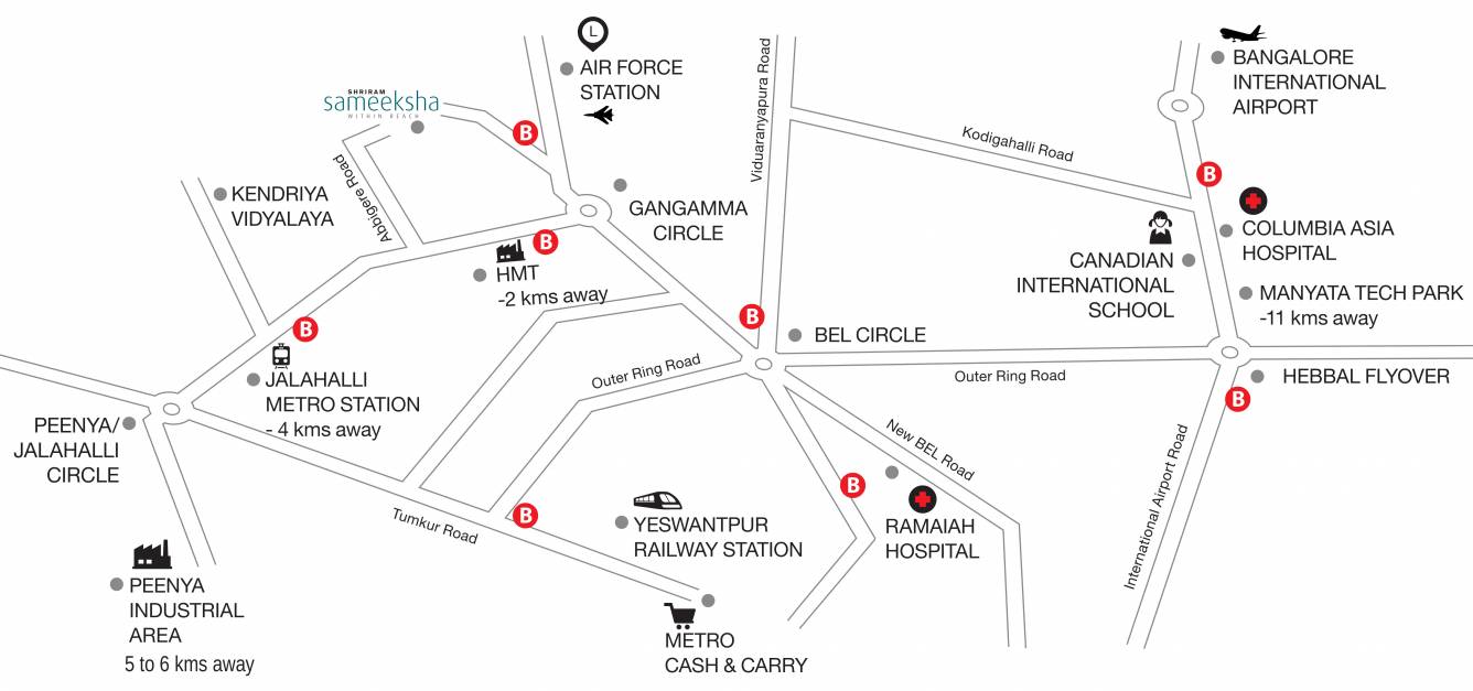  sameeksha Images for Location Plan of Shriram Sameeksha