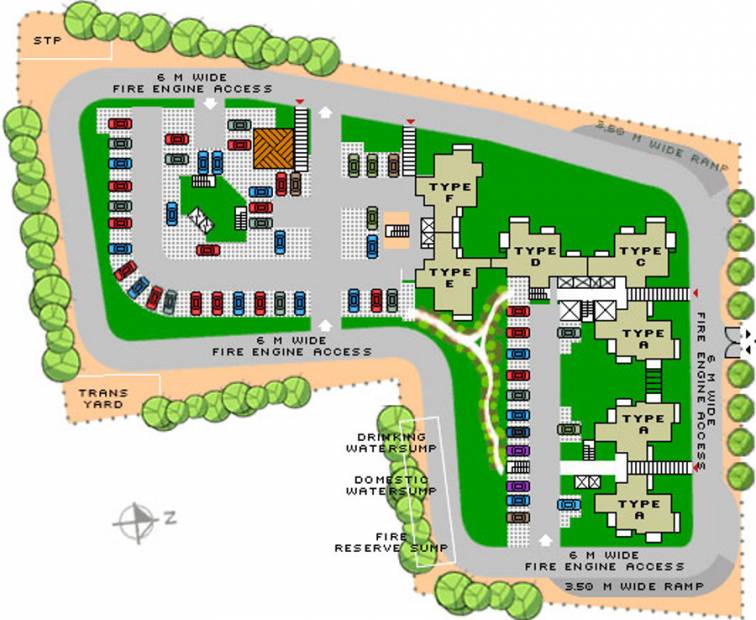 Images for Site Plan of Sobha Daisy