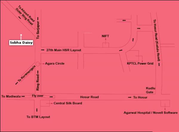Images for Location Plan of Sobha Daisy
