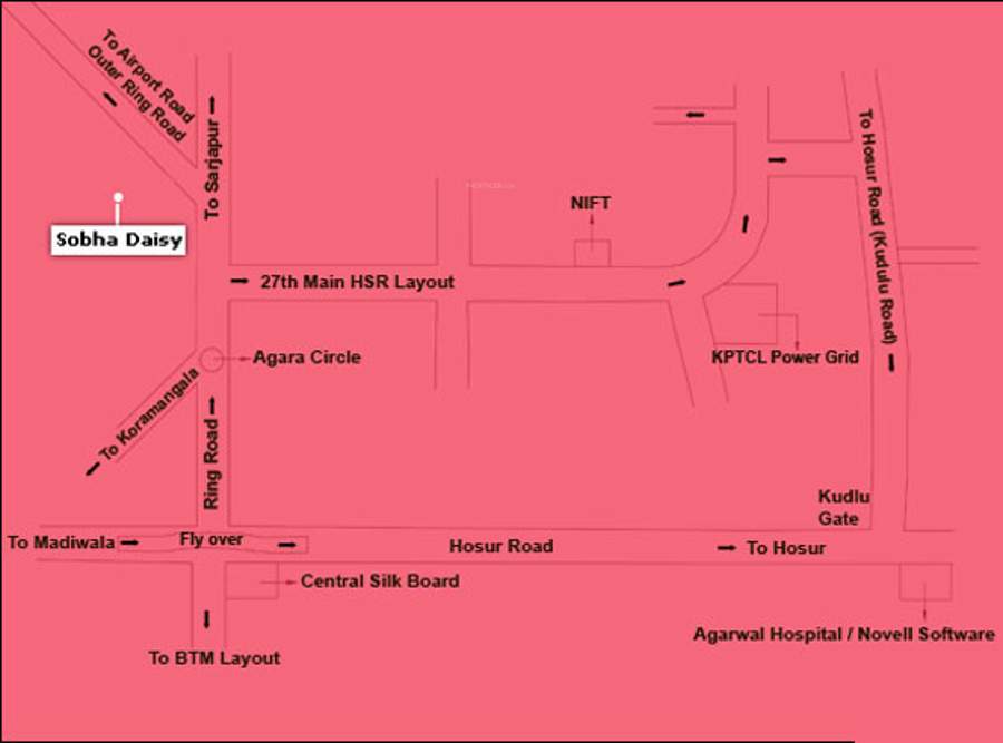 Images for Location Plan of Sobha Daisy
