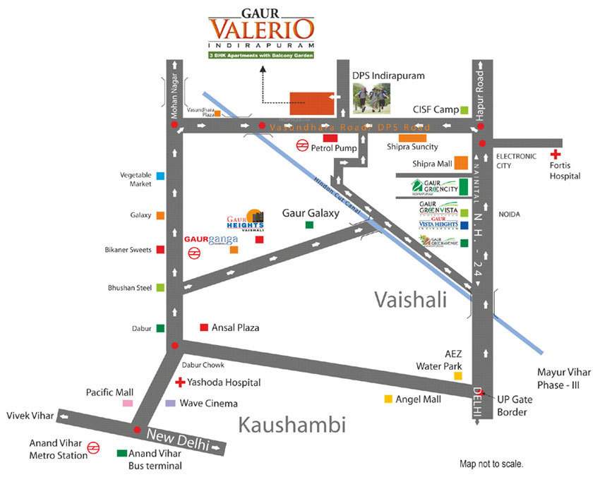  valerio Images for Location Plan of Gaursons Valerio