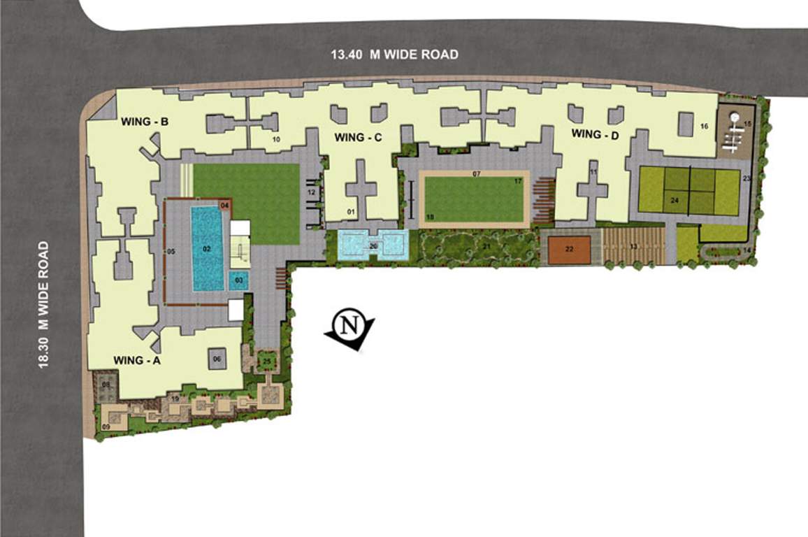  majestic towers Images for Layout Plan of HDIL Majestic Towers