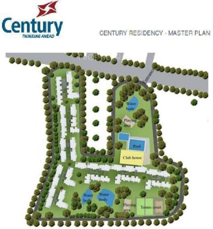  residency Images for Master Plan of Century Residency