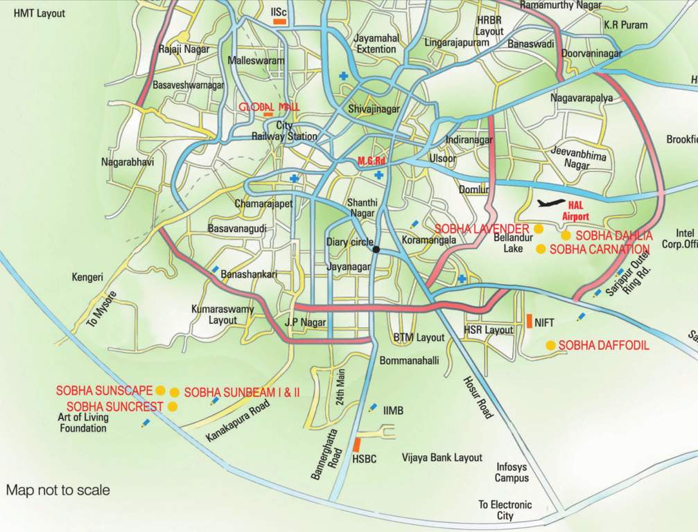  sunbeam i Images for Location Plan of Sobha Sunbeam I