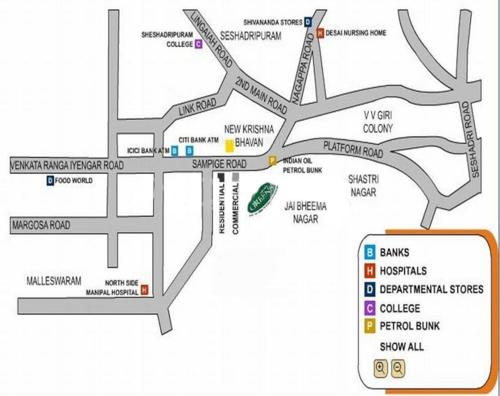  greens Images for Location Plan of Mantri Mantri Greens