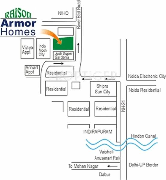 Location Plan raison-builders armor-homes Location Plan