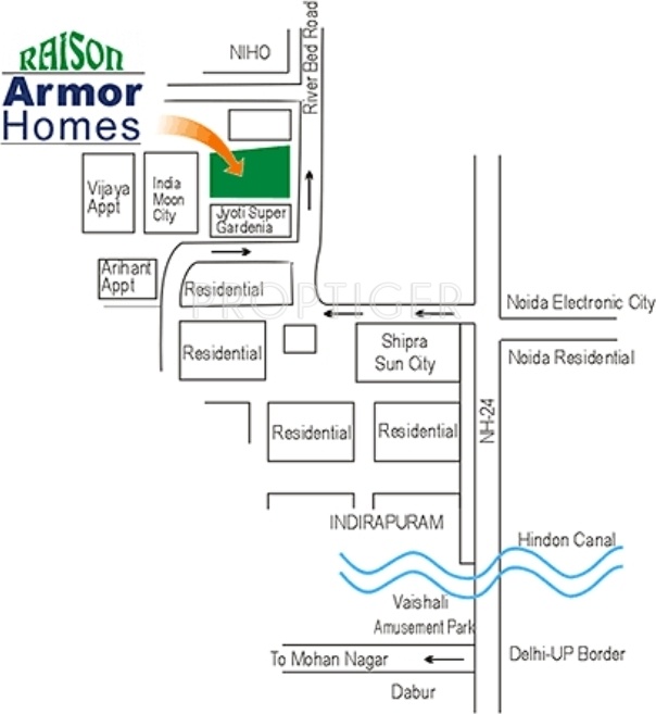 raison builders armor homes Location Plan