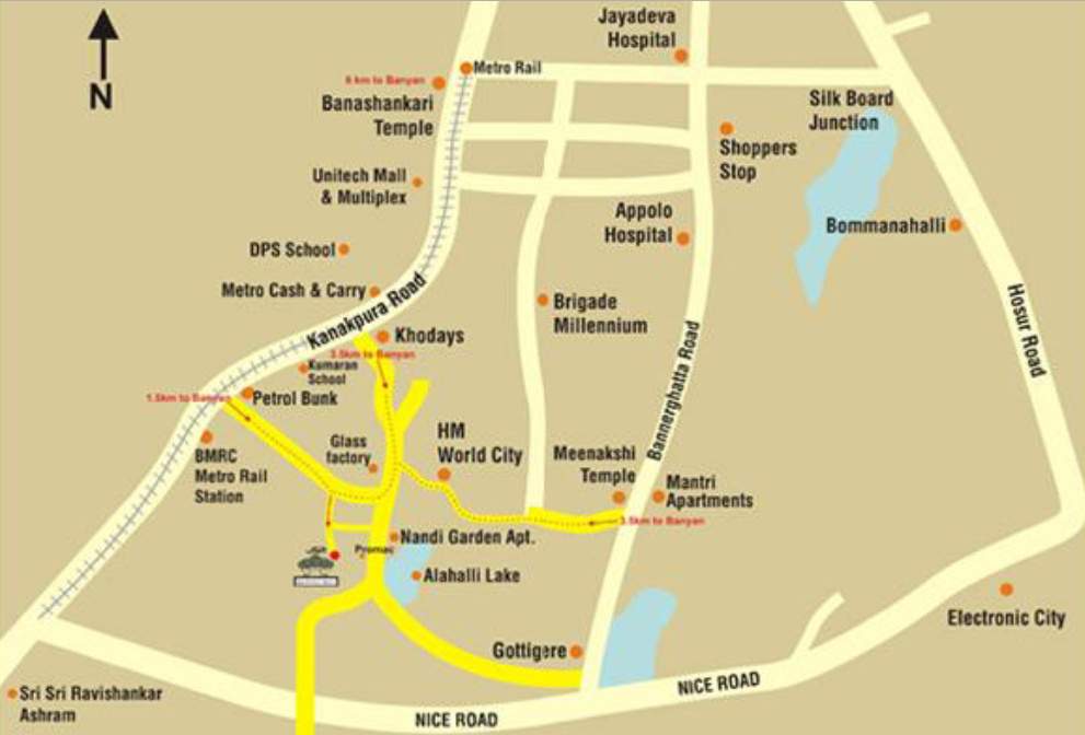 the banyan Images for Location Plan of JSR The Banyan