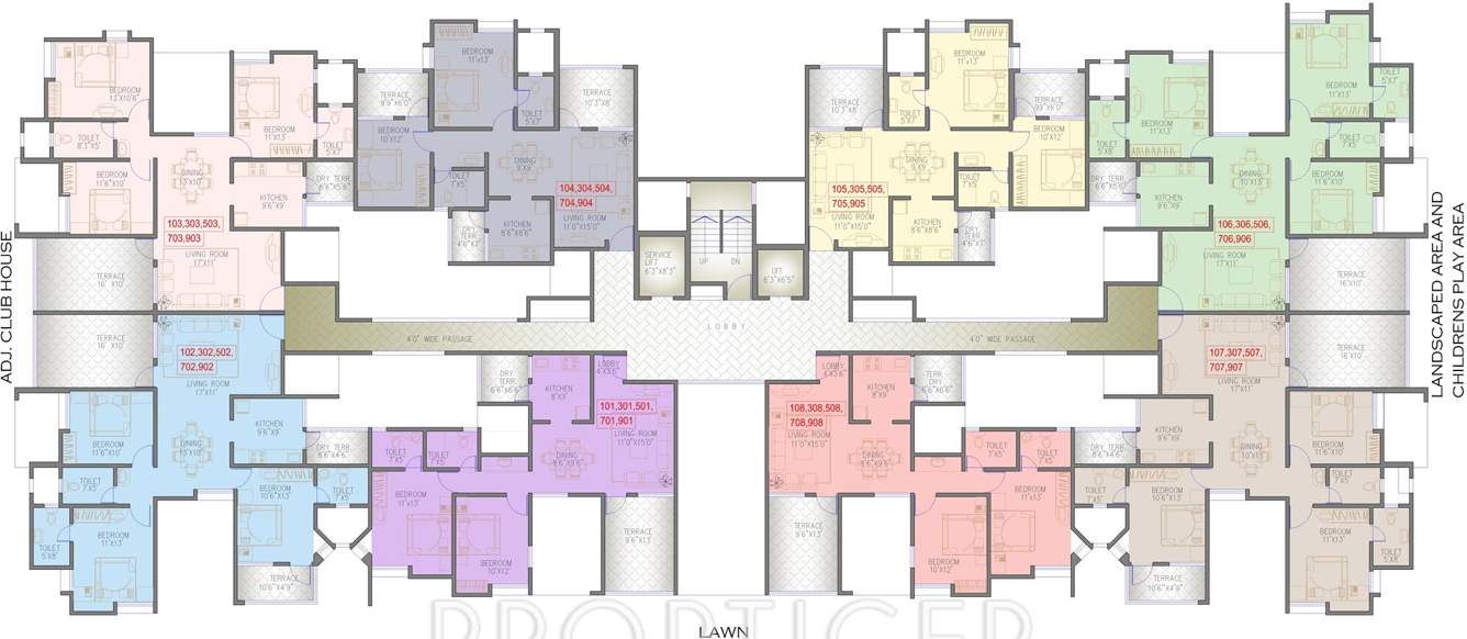 seagull Images for Cluster Plan of Runwal Housing Seagull