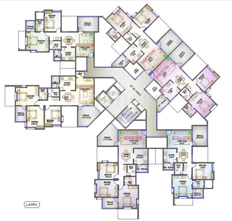 seagull Images for Cluster Plan of Runwal Housing Seagull