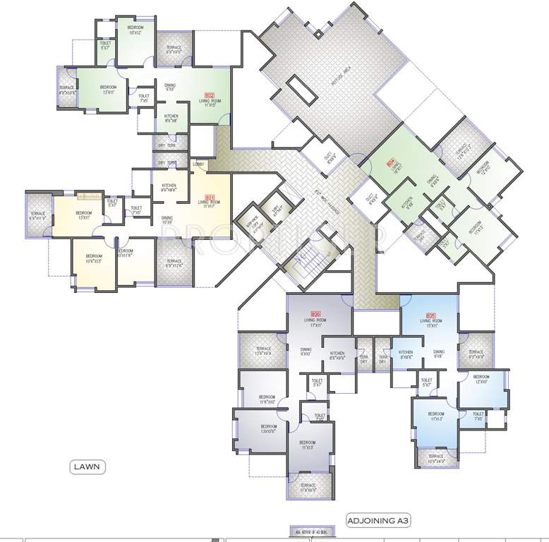 seagull Images for Cluster Plan of Runwal Housing Seagull