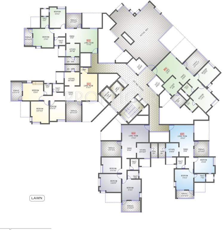seagull Images for Cluster Plan of Runwal Housing Seagull