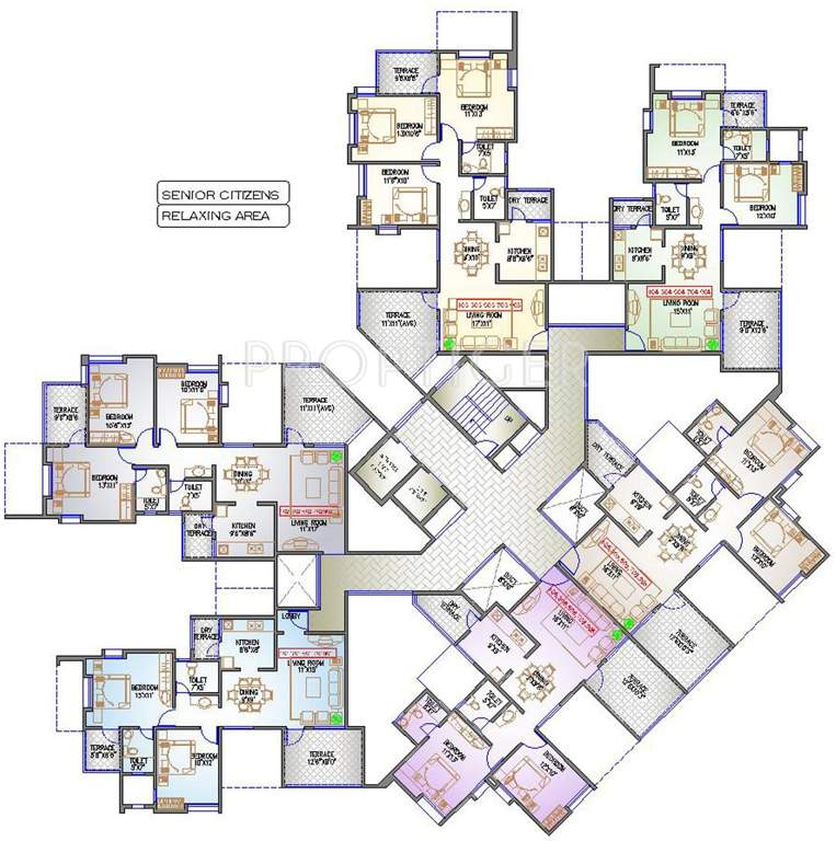 seagull Images for Cluster Plan of Runwal Housing Seagull