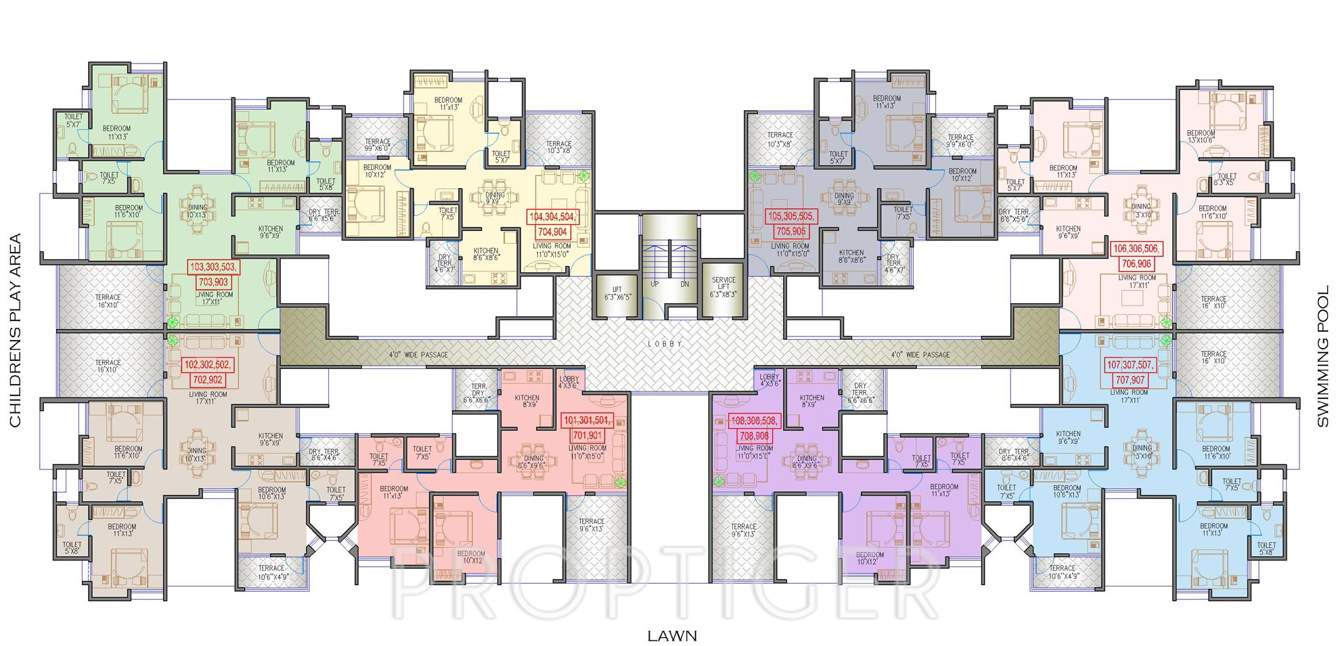 seagull Images for Cluster Plan of Runwal Housing Seagull