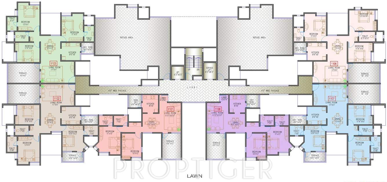 seagull Images for Cluster Plan of Runwal Housing Seagull