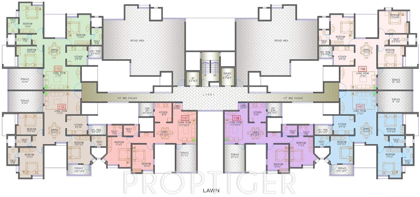 seagull Images for Cluster Plan of Runwal Housing Seagull