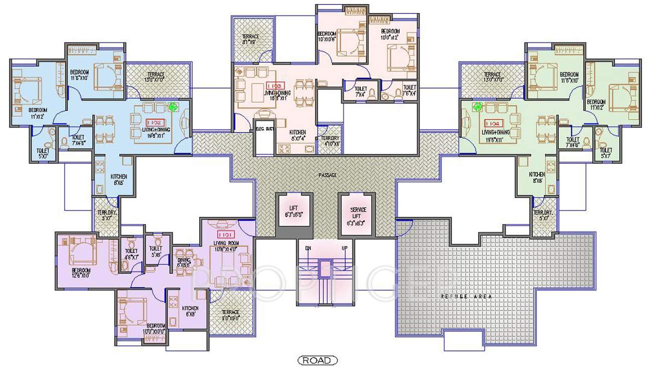 seagull Images for Cluster Plan of Runwal Housing Seagull