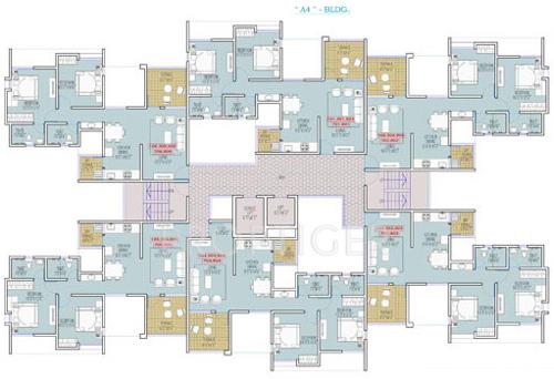  seagull Images for Cluster Plan of Runwal Housing Seagull