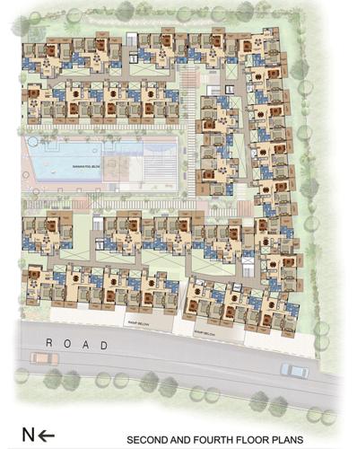  blossom Images for Cluster Plan of Kethana Blossom