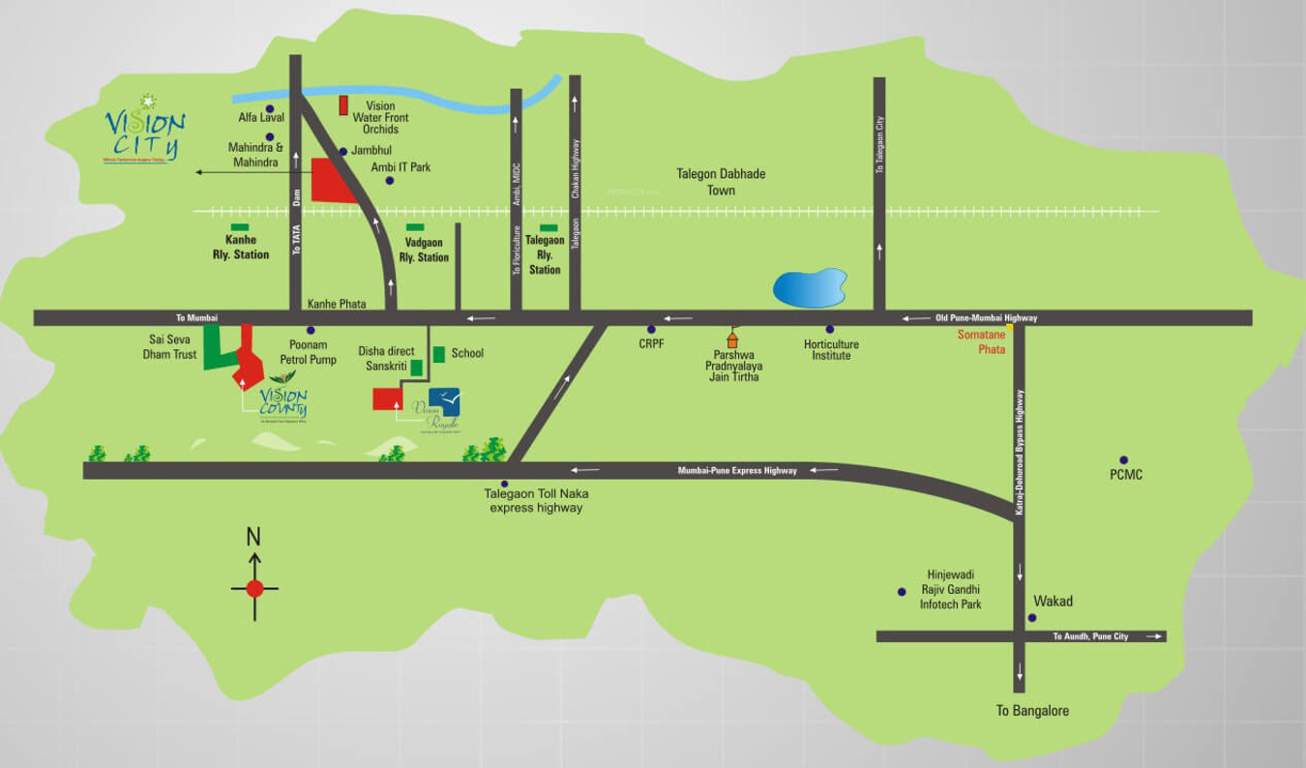  phase i vision city Images for Location Plan of Siddhivinayak Phase I Vision City