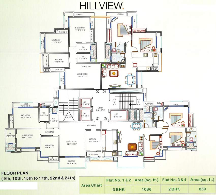 Images for Cluster Plan of Prescon Prestige Residency