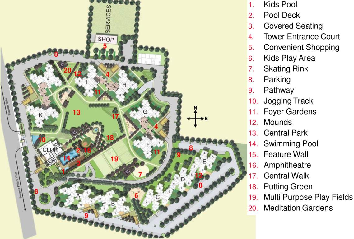  aura Images for Layout Plan of Mahindra Aura