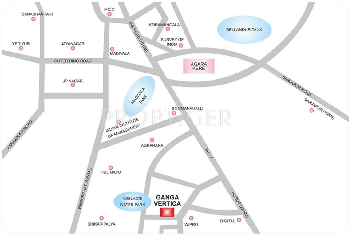  vertica Images for Location Plan of Goel Ganga Vertica