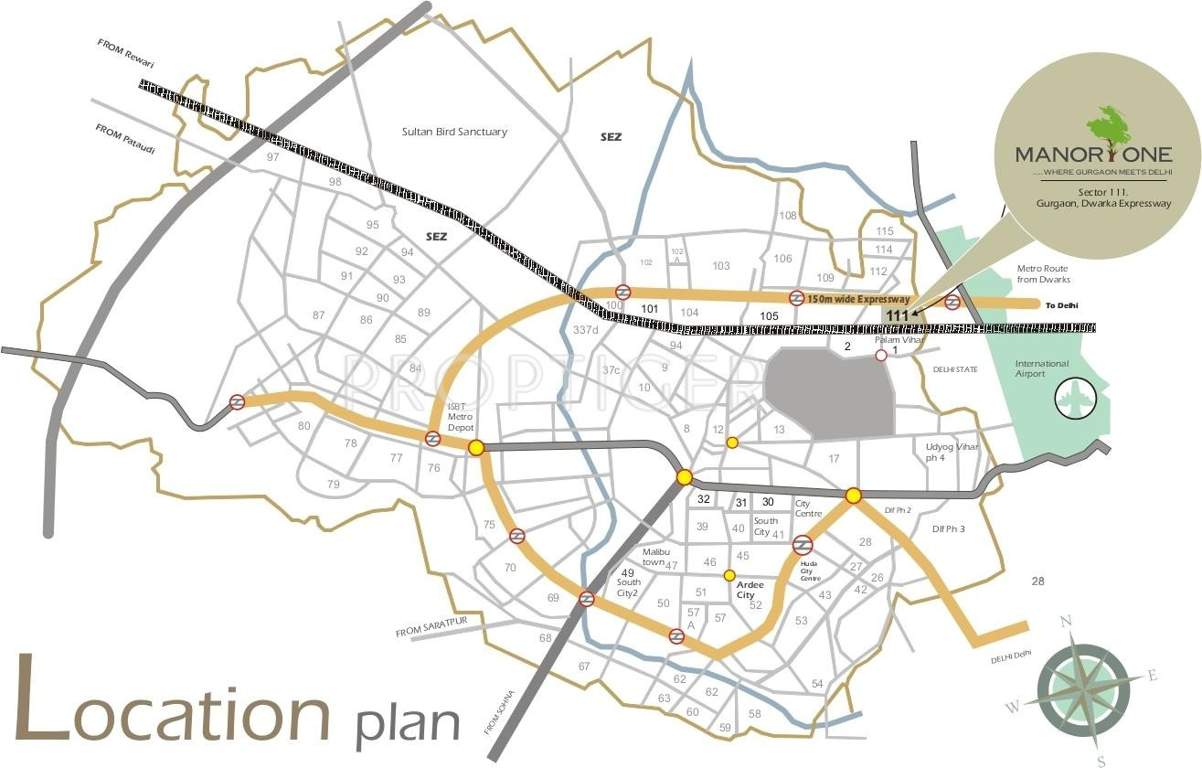  manor one Images for Location Plan of Kashish Manor One