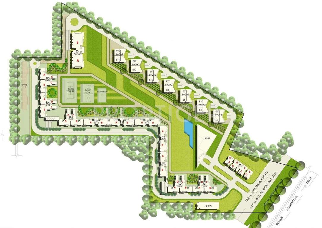  manor one Images for Master Plan of Kashish Manor One
