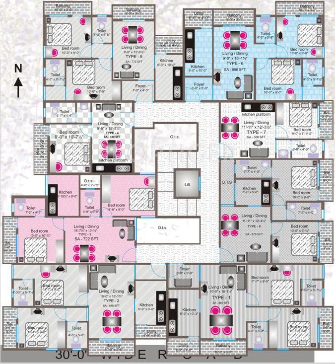 Images for Cluster Plan of Prabhavathi Greens