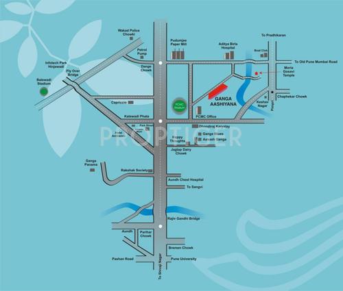  ganga-ashiyana Images for Location Plan of Goel Ganga Developers Ganga Ashiyana