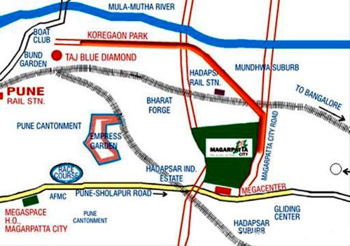  jasminium Images for Location Plan of Magarpatta Jasminium