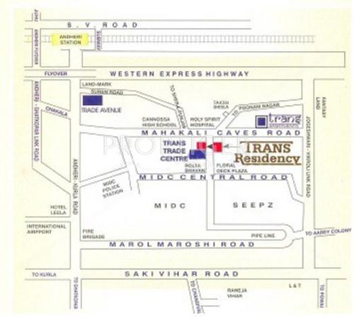 trans-residency Images for Location Plan of Atul Trans Residency