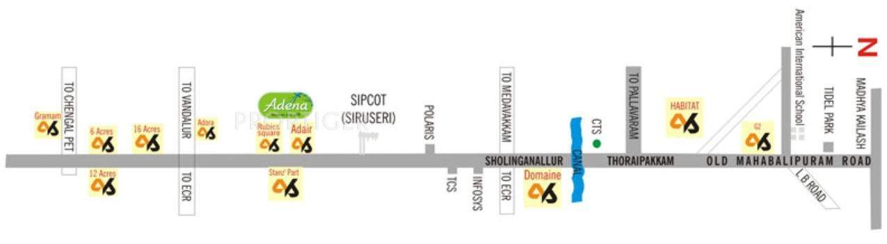  adena Images for Location Plan of Akshaya Adena