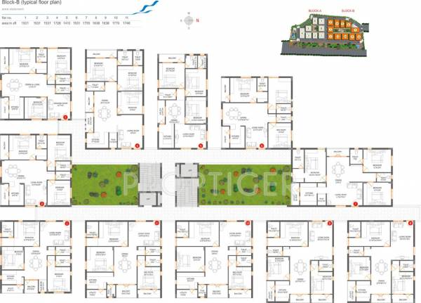 Images for Cluster Plan of Lakshmi Constructions Lake Nestars